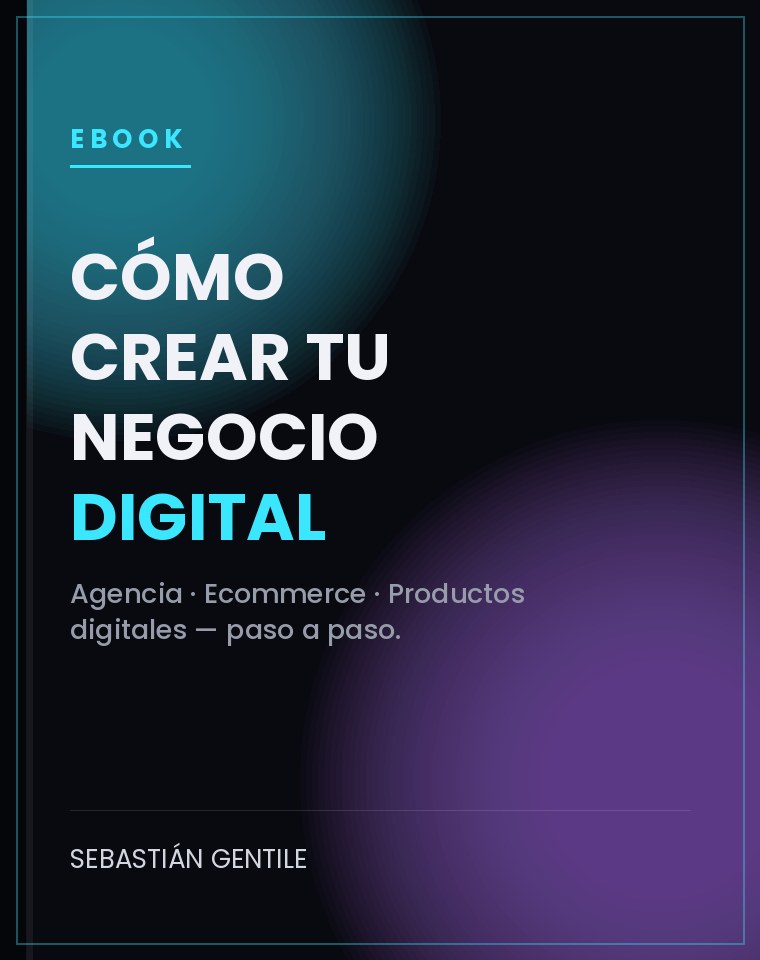 Ebook — Cómo crear tu negocio digital